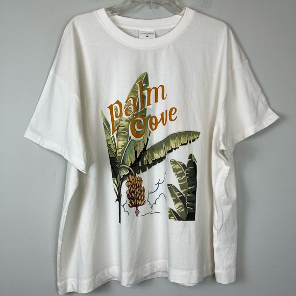 NWT Desmond & Dempsey x H&M Organic Cotton Graphic T-Shirt Size XXL - Picture 4 of 12